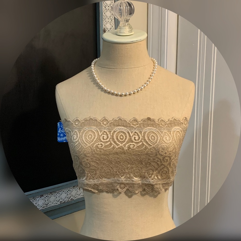 Free People Intimately Reversible Lace Bandeau Bra - Picture 3 of 7